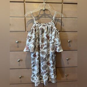 Easel Floral Print Mini Dress Size S